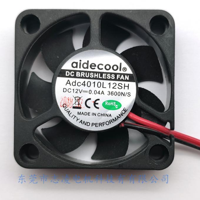 Sl30df Fan Stable 3000Rpm 12 Volt DC Blower Fan , 40x40x10mm Brushless Computer ...