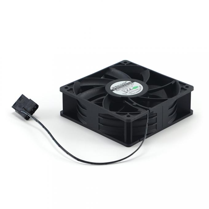 7 Blades Waterproof 12V Cooling Fan , 120x120x38mm Exhaust Fan CPU